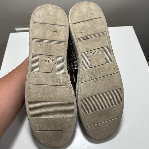 Paige Animal Print Ankle High Sneakers in Size 8.5 - Picture 8 of 11
